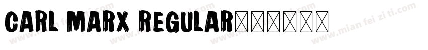 Carl Marx Regular字体转换